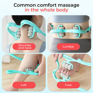 HAND ROLLER NECK MASSAGER. GIVES A COMFORTABLE MASSAGE