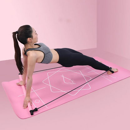 PORTABLE PILATES BAR AND RESISTANCE BAND