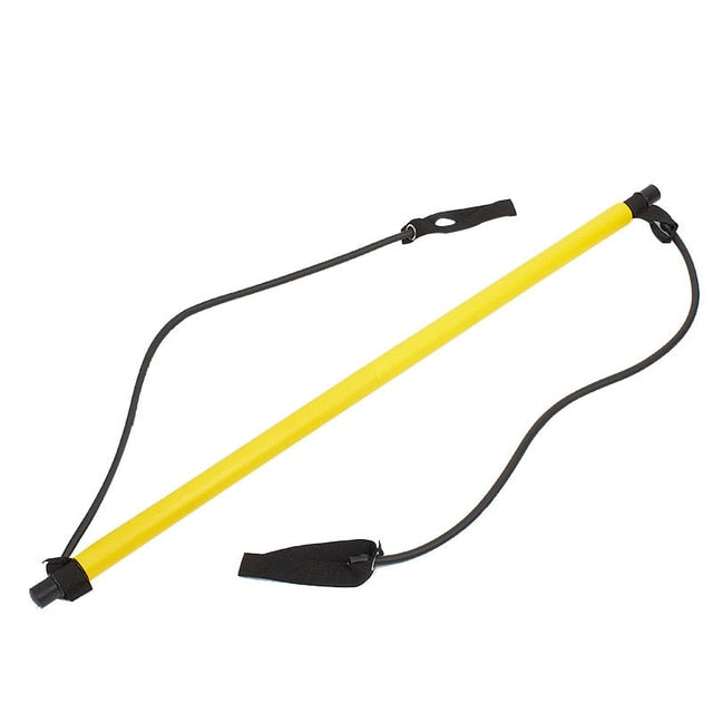 PORTABLE PILATES BAR AND RESISTANCE BAND