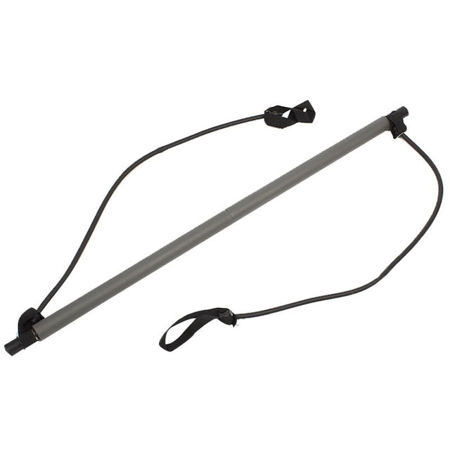 PORTABLE PILATES BAR AND RESISTANCE BAND